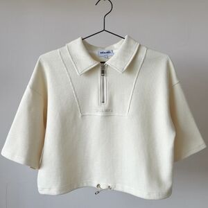 Cream Women's Polo Shirt by Fashion XL NWT